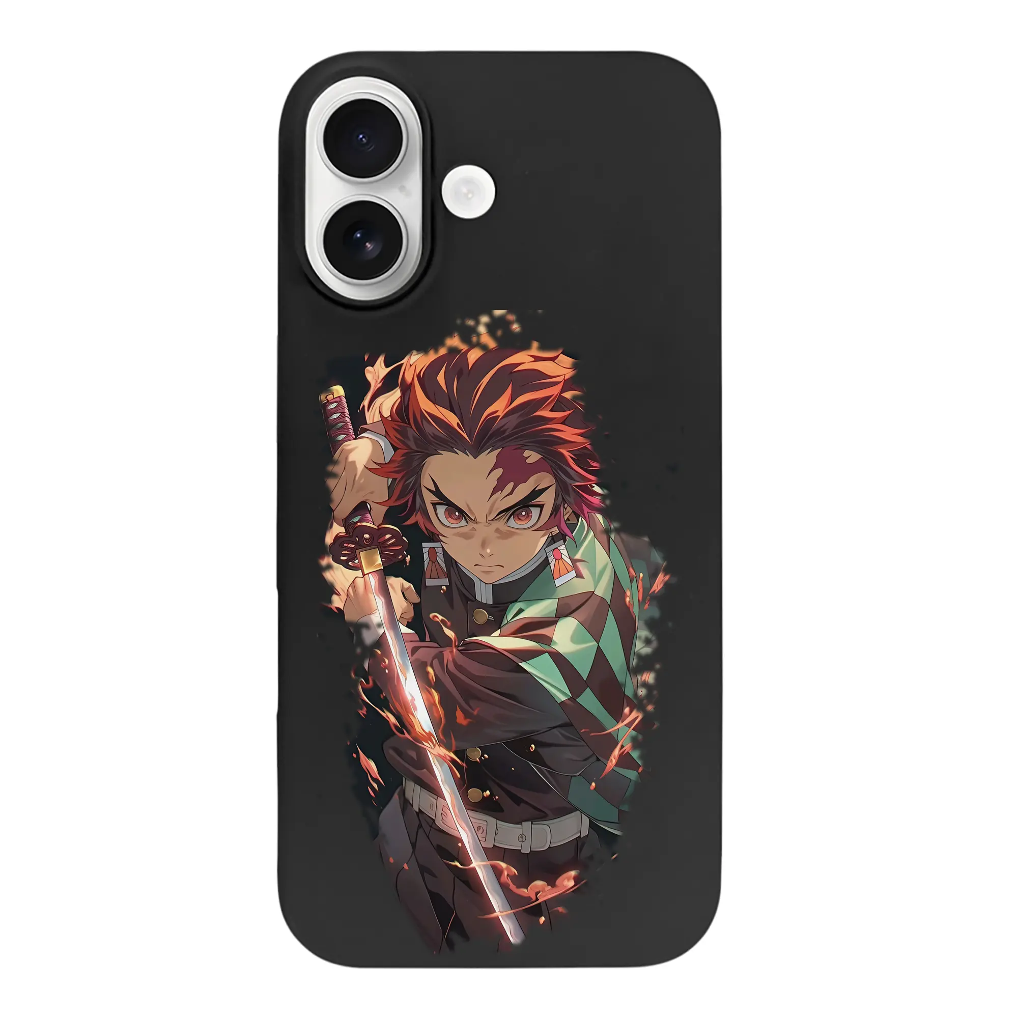 鬼滅の刃 グッズ,竈門 炭治郎 - iPhone 17 シリーズ シリコンケース 薄型 耐衝撃 指紋防止 ソフトタッチカバー 精密フィット 傷防止 保護ケース iPhone 17/17 Air/17 Pro/17 Pro Max 対応